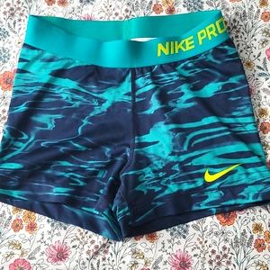 Nike pro compression shorts